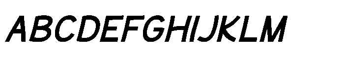 Shore Mystic Italic Font UPPERCASE