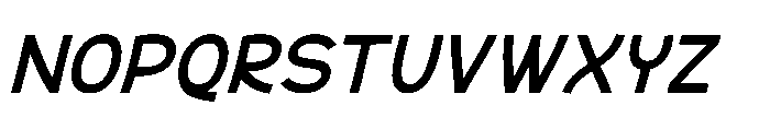Shore Mystic Italic Font UPPERCASE