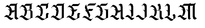 Short Block Regular Font UPPERCASE