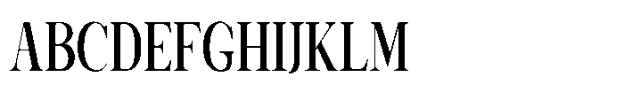 Shoshin Black Condensed Font UPPERCASE