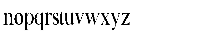 Shoshin Black Condensed Font LOWERCASE