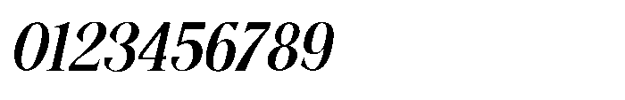 Shoshin Black Semi Condensed Italic Font OTHER CHARS