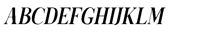 Shoshin Black Semi Condensed Italic Font UPPERCASE