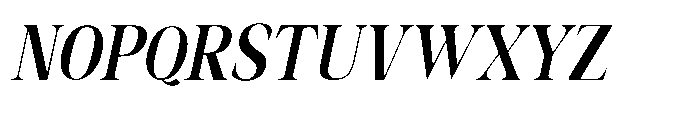 Shoshin Black Semi Condensed Italic Font UPPERCASE