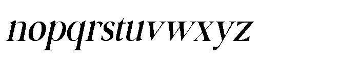 Shoshin Black Semi Condensed Italic Font LOWERCASE