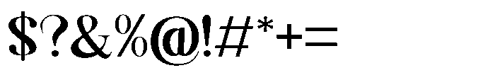 Shoshin Black Semi Expanded Font OTHER CHARS