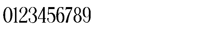 Shoshin Bold Condensed Font OTHER CHARS