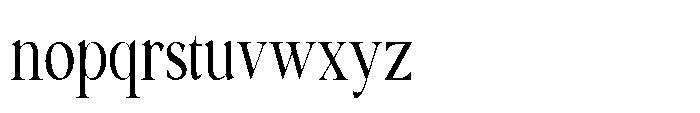 Shoshin Bold Condensed Font LOWERCASE