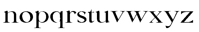 Shoshin Bold Expanded Font LOWERCASE