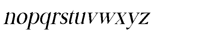 Shoshin Bold Semi Condensed Italic Font LOWERCASE
