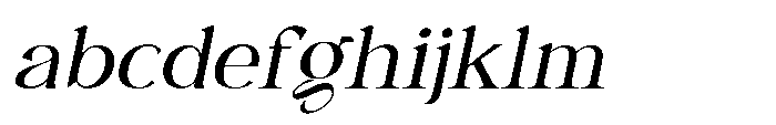 Shoshin Bold Semi Expanded Italic FONT