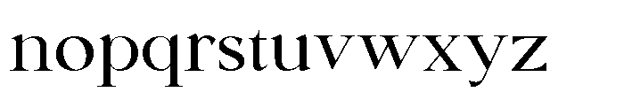 Shoshin Bold Semi Expanded Font LOWERCASE