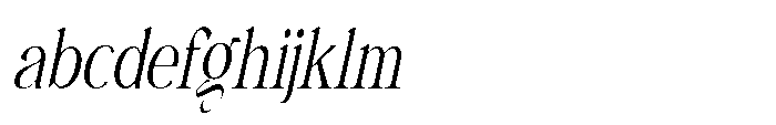 Shoshin Condensed Italic FONT