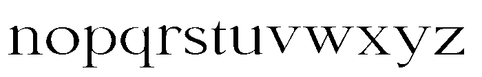 Shoshin Expanded Font LOWERCASE