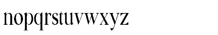 Shoshin Extra Bold Condensed Font LOWERCASE