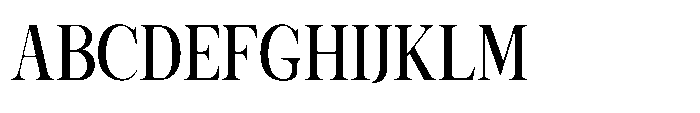 Shoshin Extra Bold Semi Condensed Font UPPERCASE
