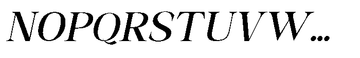 Shoshin Extra Bold Semi Expanded Italic Font UPPERCASE
