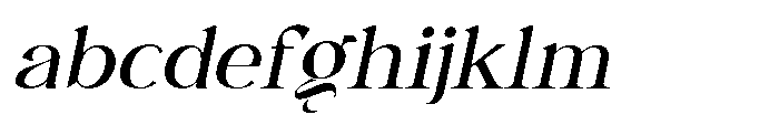 Shoshin Extra Bold Semi Expanded Italic FONT
