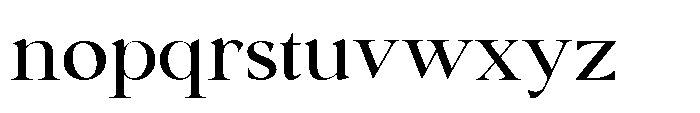 Shoshin Extra Bold Semi Expanded Font LOWERCASE