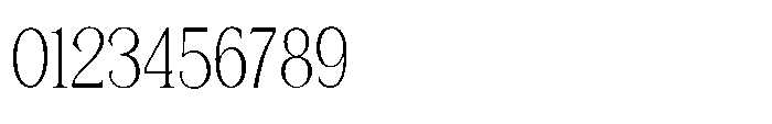 Shoshin Extra Light Condensed Font OTHER CHARS