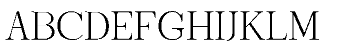 Shoshin Extra Light Semi Expanded Font UPPERCASE