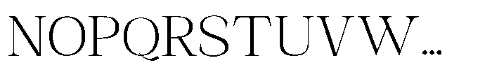 Shoshin Extra Light Semi Expanded Font UPPERCASE