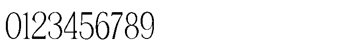 Shoshin Light Condensed Font OTHER CHARS