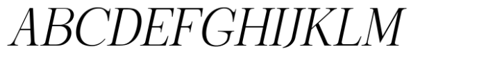 Shoshin Light Italic Font UPPERCASE