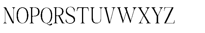 Shoshin Light Semi Condensed Font UPPERCASE