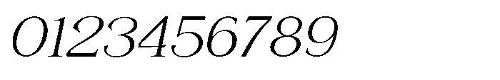 Shoshin Light Semi Expanded Italic Font OTHER CHARS