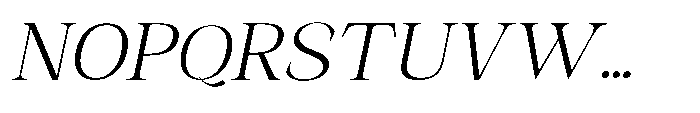 Shoshin Light Semi Expanded Italic Font UPPERCASE