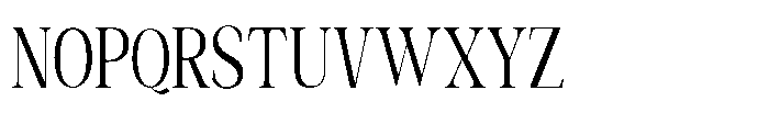 Shoshin Medium Condensed Font UPPERCASE