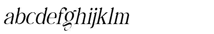 Shoshin Medium Semi Condensed Italic FONT