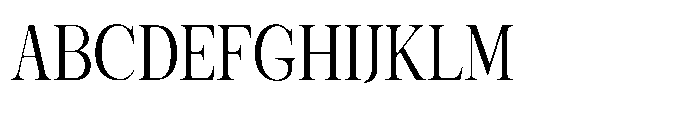 Shoshin Medium Semi Condensed Font UPPERCASE