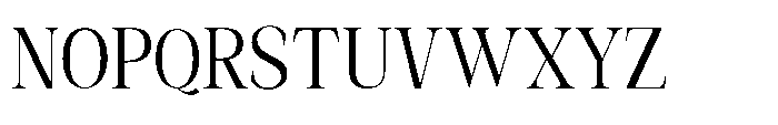 Shoshin Medium Semi Condensed Font UPPERCASE
