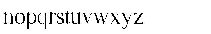Shoshin Medium Semi Condensed Font LOWERCASE