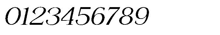 Shoshin Medium Semi Expanded Italic Font OTHER CHARS