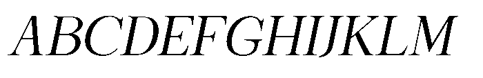 Shoshin Medium Semi Expanded Italic Font UPPERCASE