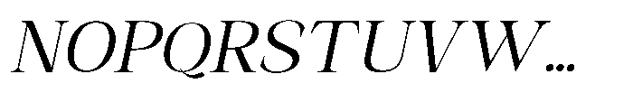 Shoshin Medium Semi Expanded Italic Font UPPERCASE