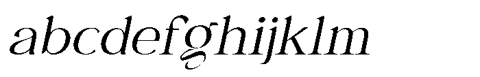 Shoshin Medium Semi Expanded Italic FONT