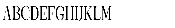 Shoshin Semi Bold Condensed Font UPPERCASE