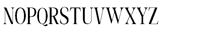 Shoshin Semi Bold Condensed Font UPPERCASE