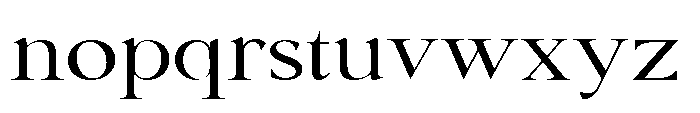 Shoshin Semi Bold Expanded Font LOWERCASE