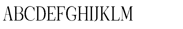 Shoshin Semi Condensed Font UPPERCASE