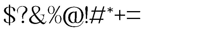Shoshin Semi Expanded Font OTHER CHARS
