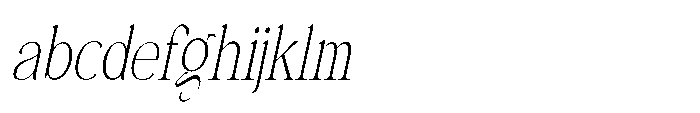 Shoshin Thin Condensed Italic FONT