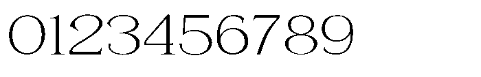 Shoshin Thin Expanded Font OTHER CHARS
