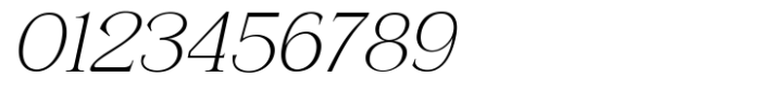 Shoshin Thin Italic Font OTHER CHARS