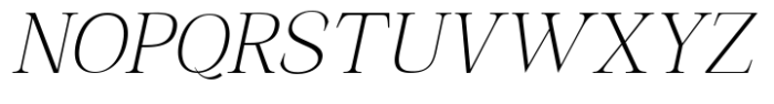 Shoshin Thin Italic Font UPPERCASE