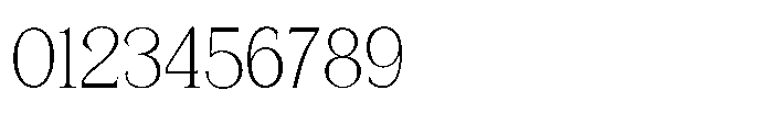 Shoshin Thin Semi Condensed Font OTHER CHARS